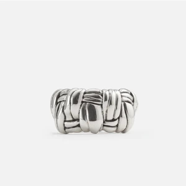 보테가베네타 남/녀 골드 반지 - Bottega veneta Unisex Gold Ring… - 1