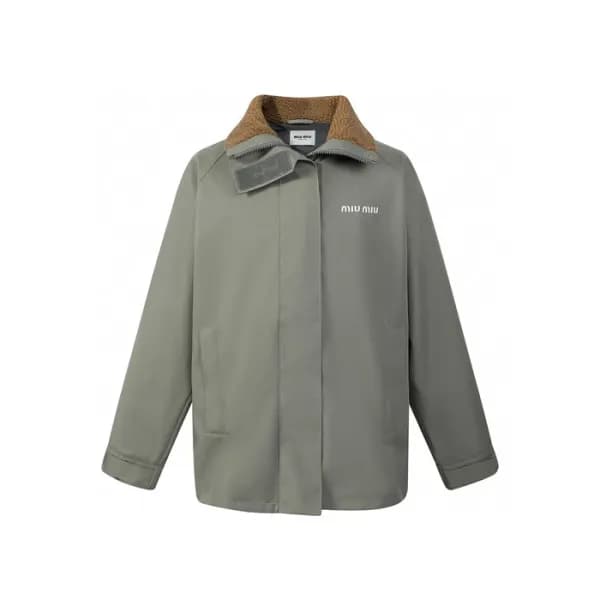 미우미우 남/녀 방풍 자켓 - Miumiu Unisex Windproof Jacket - … - 1