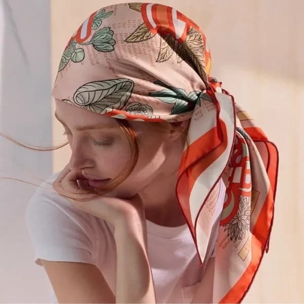 에르메스 여성 양면 스카프 - Hermes Womens Silk Scarf - acc393… - 1