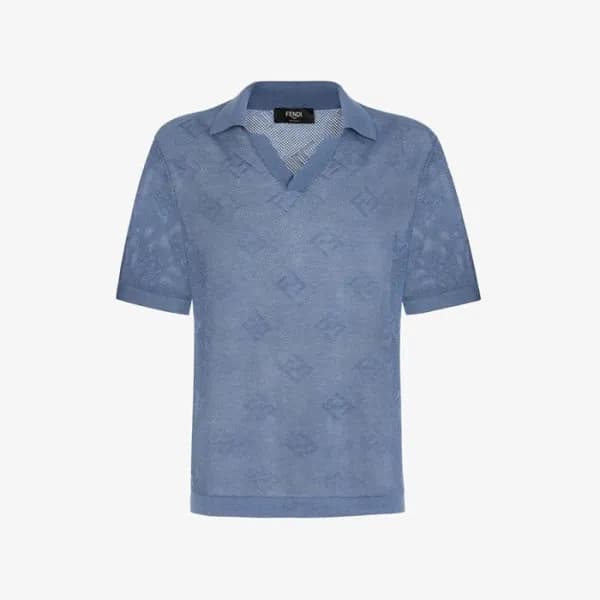 펜디 남성 폴로 반팔 티셔츠 - Fendi Mens Polo Tshirt - fec5498… - 1