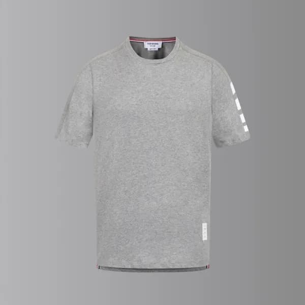 톰브라운 남성 라운드 반팔티 - Thom Browne Mens Round Tshirts -… - 1