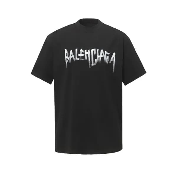 발렌시아가 남성 라운드 반팔 티셔츠 - Balenciaga Mens Round Tshirt… - 1