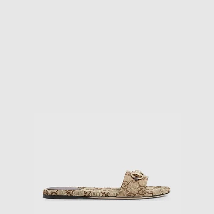 구찌 여성 홀스빗 슬라이드 샌들 - Gucci Womens Horsebit Slide Sa… - 1