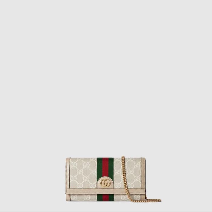 구찌 여성 GG 체인 지갑 - Gucci Womens GG Chain Wallet - gu… - 1