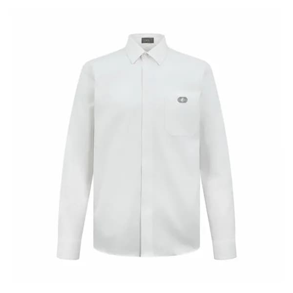 디올 남성 자수 셔츠 - Dior Mens Embroidered Shirt - dic134… - 1
