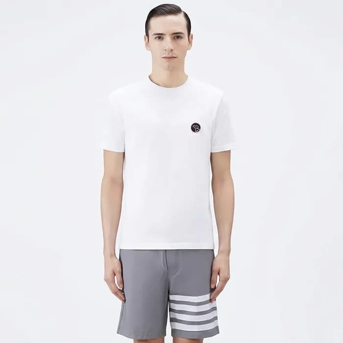 톰브라운 남성 라운드 반팔티 - Thom Browne Mens Round Tshirts -… - 1