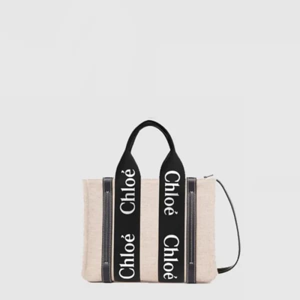 끌로에 여성 우디 스트랩 토트 백 스몰 - Chloe Womens Woody Strap T… - 1