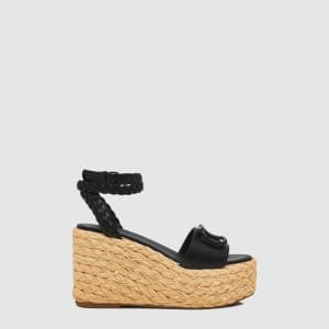 발렌티노 여성 시그니처 웨지 샌들 - Valentino Womens VLogo Signat…