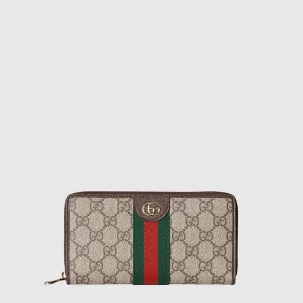 구찌 여성 오피디아 컬렉션 풀 지퍼 지갑 - Gucci Womens Ophidia Coll… - 1