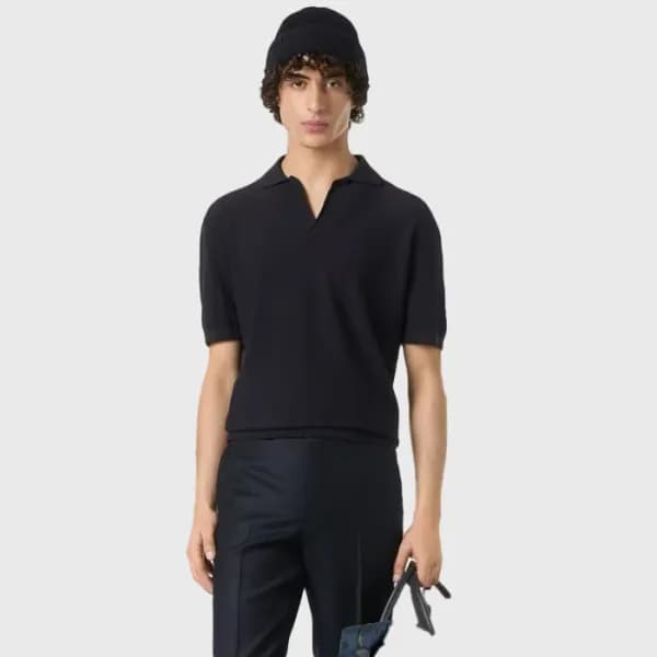 로로피아나 남성 폴로 반팔티 - Loro Piana Mens Polo Tshirt - lp… - 1