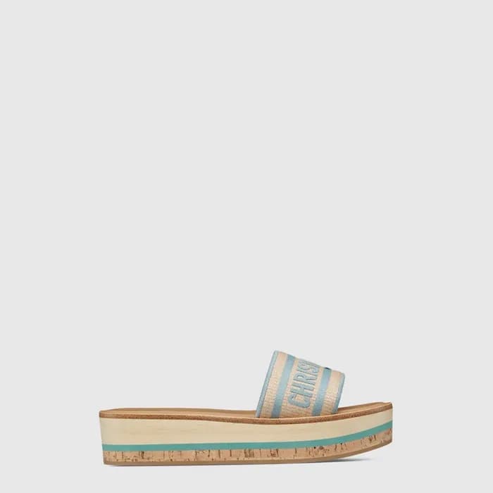 디올 여성 디오리비에라 디 웨이 플랫폼 뮬 - Dior Womens Dentelle Hil… - 1