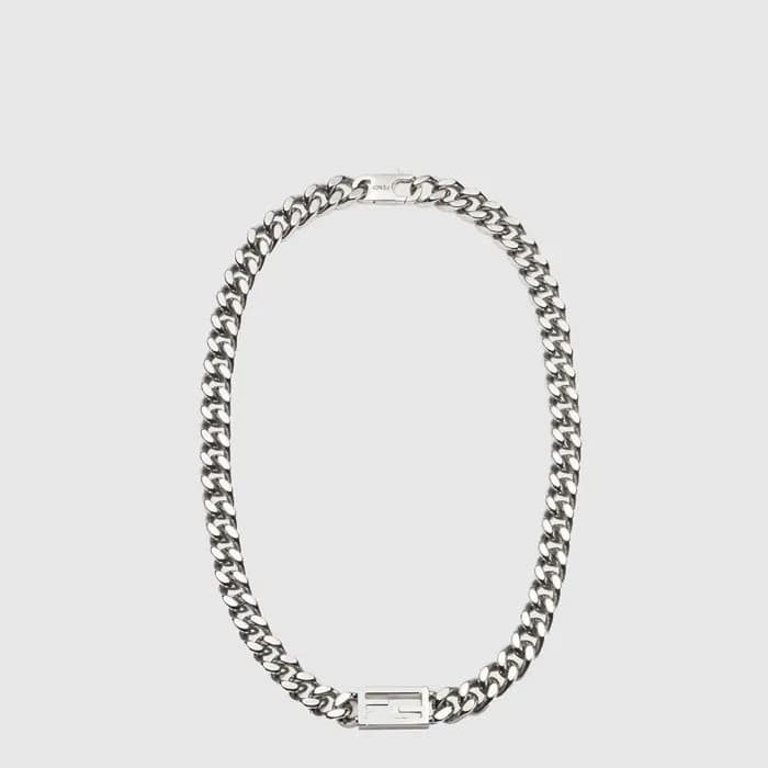 펜디 남성 바게트 네크리스 - Fendi Mens Baguette Necklace - acc10171x - 1