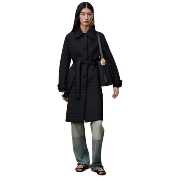 디올 여성 마크로카나주 벨티드 코트 - Dior Womens Macrocannage Belted Coat - dic17720x - 1