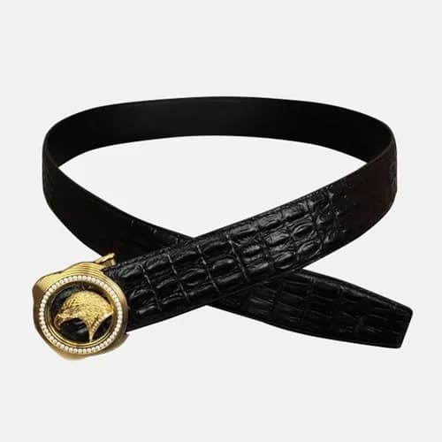 Stefano Ricci 2019 Mens Swarovski Diamond Leather … - 1