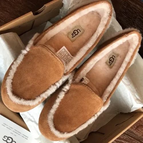 UGG 2018 LADIES LEATHER LOAFER SHOES - UGG 여성 레더 어… - 1
