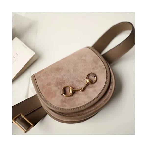 Gucci Suede Mini Belt Bag,17CM - 구찌 스웨이드 미니 벨트백 38… - 1