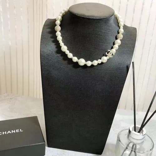 CHANEL Choker 18k White Gold - 샤넬 여성용 목걸이 18K도금… - 1