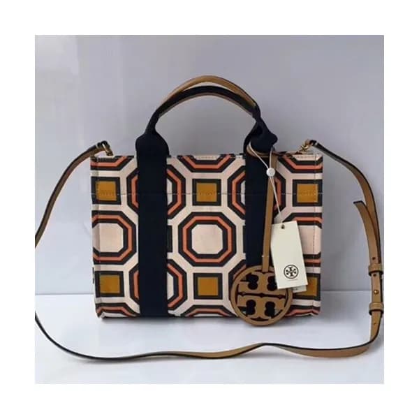 Tory Burch Brown Tote Shoulder Bag,30cm - 토리버치 브라운… - 1