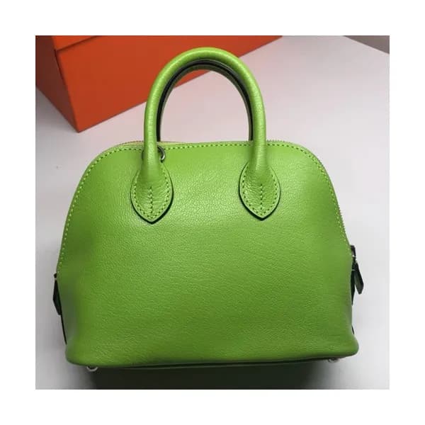 Hermes Mini Bolide Goat Skin Leather Tote Bag ,18c… - 1
