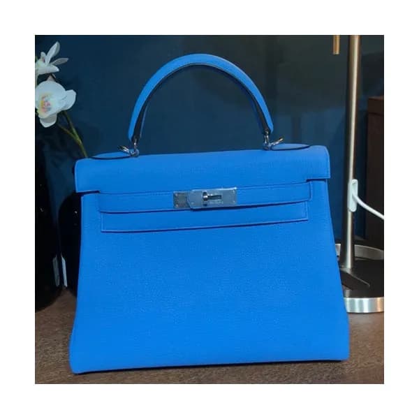Hermes Kelly Togo Leather Tote Shoulder Bag ,28cm … - 1