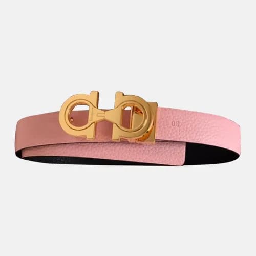 Salvatore Ferragamo 2019 Ladies Gancio Leather Bel… - 1