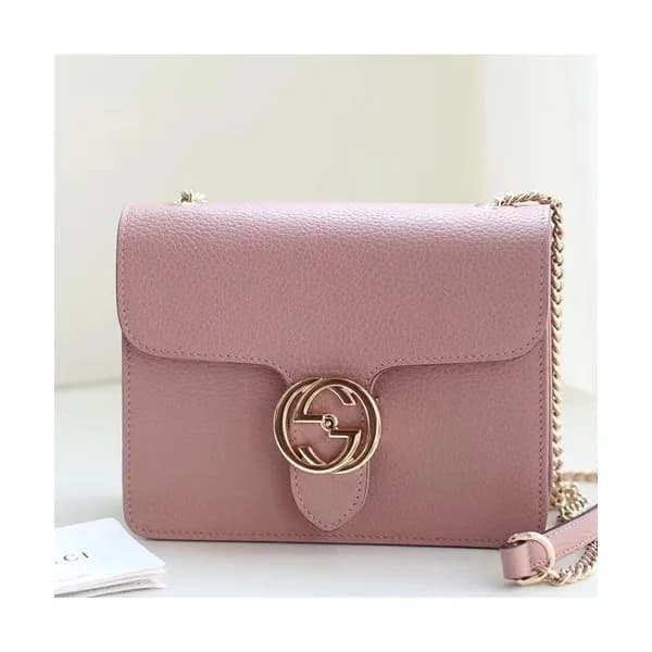 Gucci Interlocking Chain Shoulder Bag,20CM - 구찌 인터… - 1