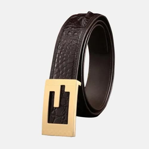 Gucci 2019 Mens Classic Steel Buckle Besiness Leat… - 1