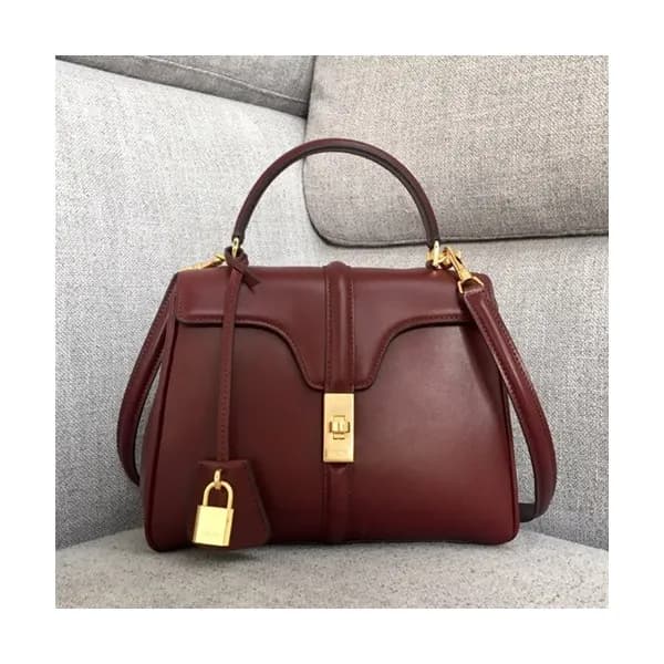 Celine 16 Leather Small Tote Shoulder Bag,23CM - 셀… - 1