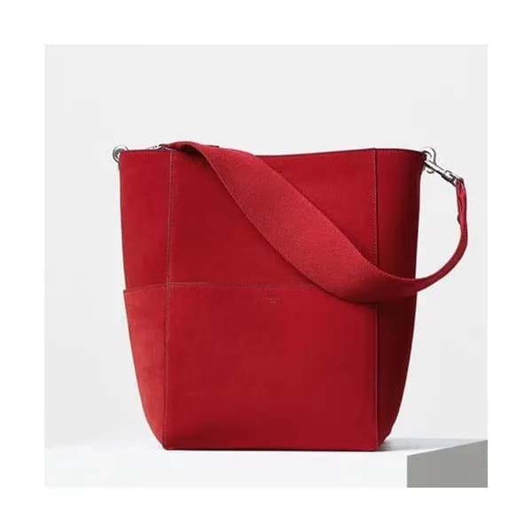 Celine Leather Sangle Shoulder Bag,33CM - 셀린느 레더 상… - 1