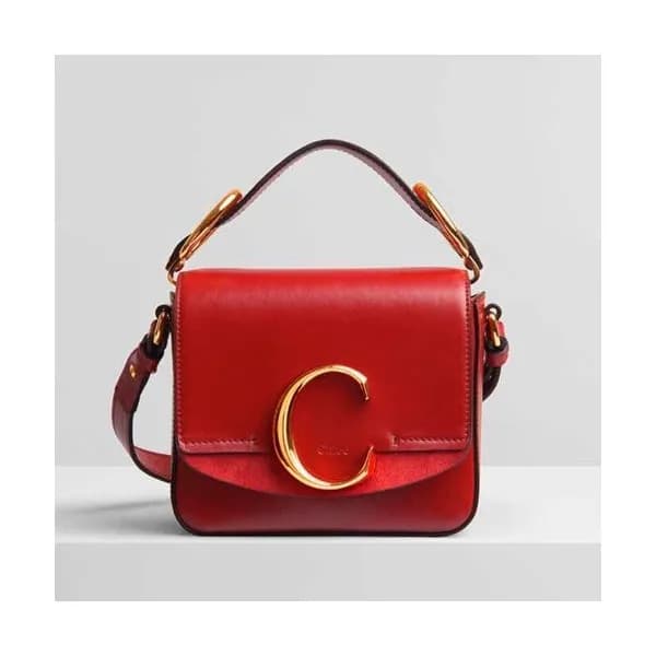 Chole 2019 C Leather Tote Shoulder Bag, 16.5cm - … - 1