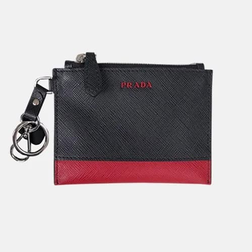 Prada 2019 Saffiano Card Purse / Wallet / Key Hold… - 1