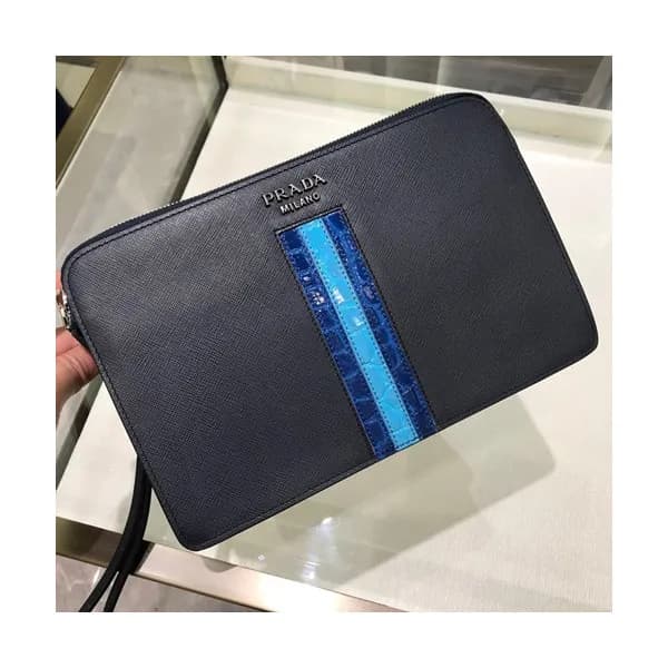 Prada Mens 2019 Clutch Bag ,27CM - 프라다 2019 남성용 클러… - 1