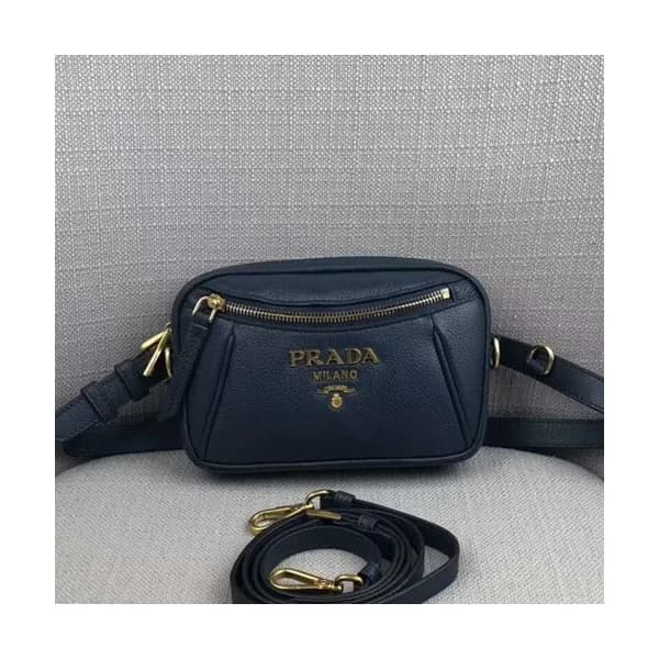 Prada 2019 Leather Hip Sack / Clutch Bag / Shoulde… - 1