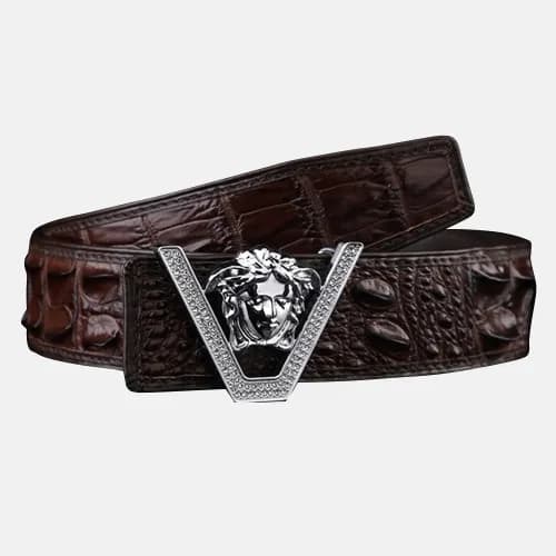 Versace 2019 Mens Leather Belt - 베르사체 2019 남성용 레더… - 1