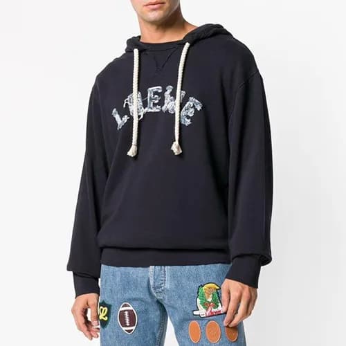 Loewe 2019 Mm/Wm Logo Wolf Cotton Hood Tee - 로에베 남… - 1