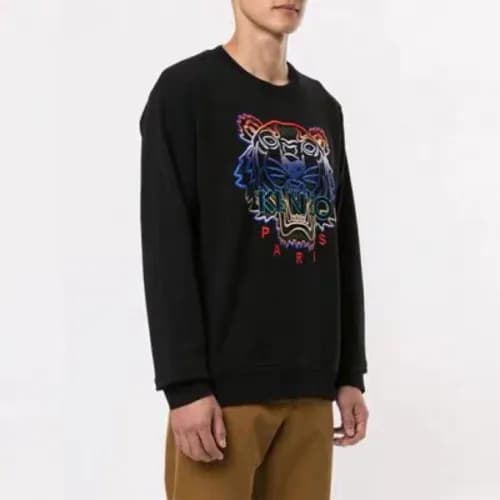 Kenzo Mens Tiger Sweatshirts - 겐조 남성 울프 후드티 - ken2… - 1