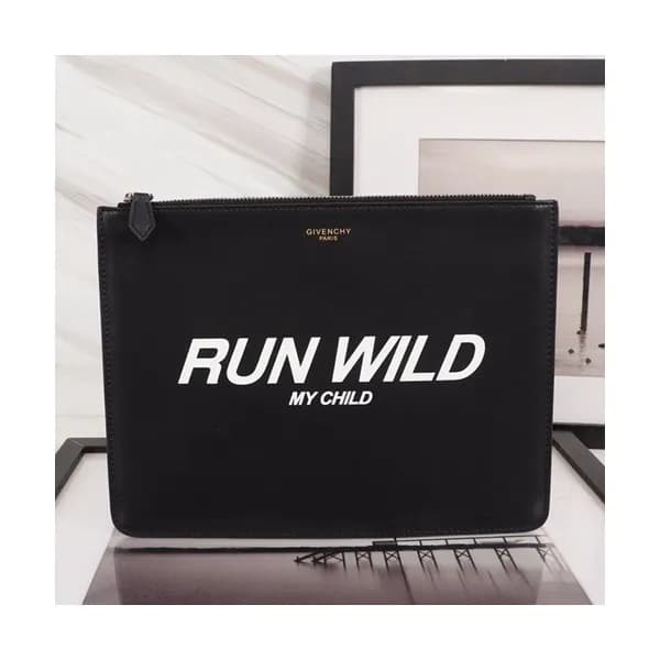 Givenchy 2019 Leather Clutch Bag,30cm - 지방시 2019 레… - 1