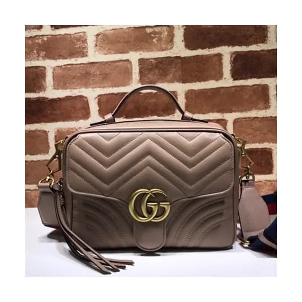 Gucci 2019 Marmont Matlase Tote Shoulder Bag,25CM … - 1