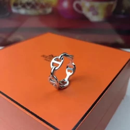 Hermes White Gold/Rose Gold ring - 에르메스 여성용 화이트 골… - 1