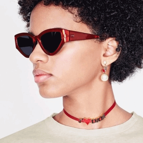 Dior Choker -디올 초커 목걸이 Dio0002.컬러(레드) - 1