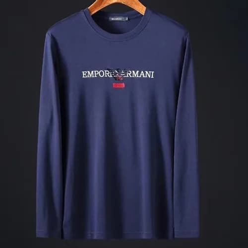 Armani 2019 Mens Cotton T-shirt - 알마니 2019 남성 코튼 긴… - 1