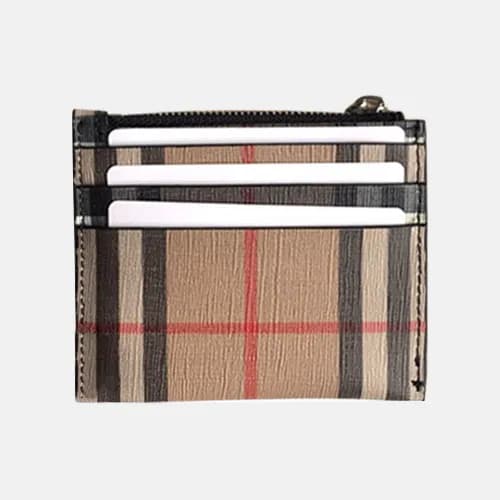 Burberry 2019 Canvas Card Purse - 버버리 남여공용 캔버스 카드… - 1