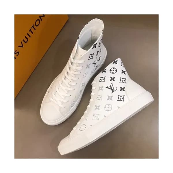 Louis vuitton 2019 Mens Leather Sneakers - 루이비통 2… - 1