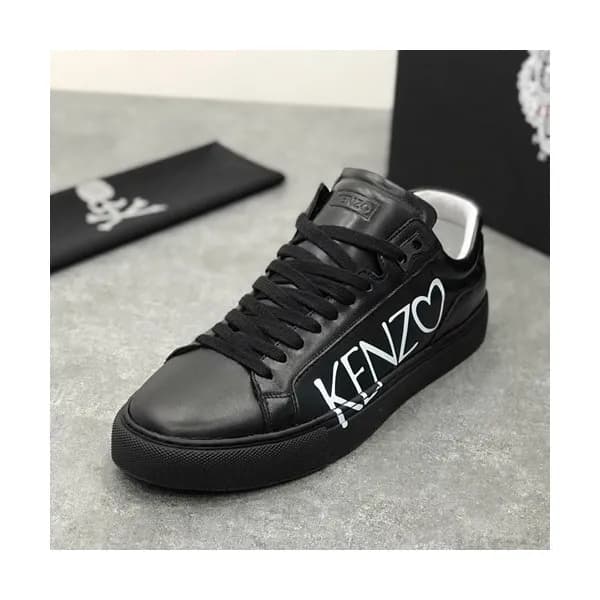 Kenzo 2019 Mens Leather Sneakers - 겐조 2019 남성용 레더 … - 1
