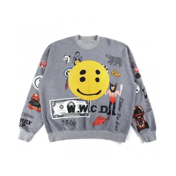 Kanye west 2019 Mm/Wm Logo Oversize Cotton Man-to-… - 1