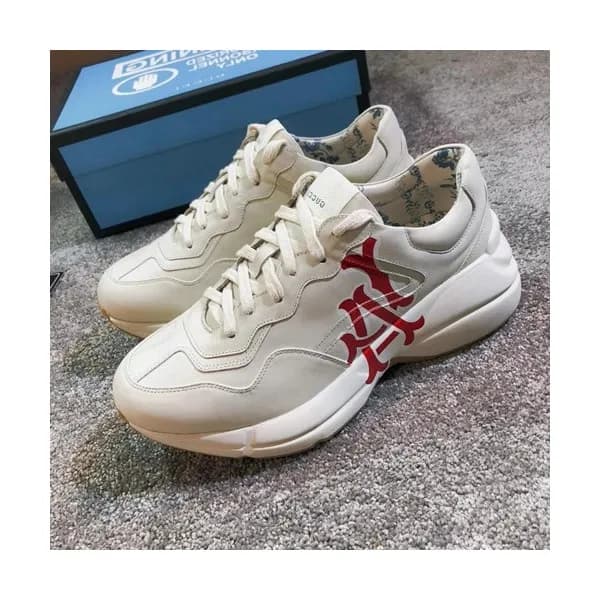 Gucci 2019 Mm/Wm Leather Sneakers - 구찌 2019 남여공용 레… - 1