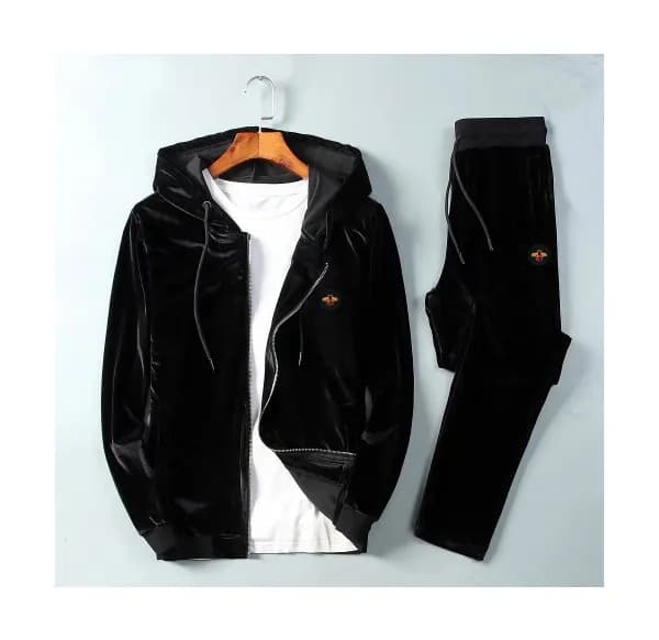 Dior 2019 Mens Logo Casual Velvet Training Clothes… - 1