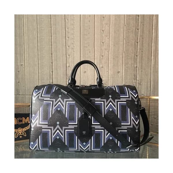 MCM Visetos 2019 Canvas Boston Bag,50.5cm - 엠씨엠 20… - 1