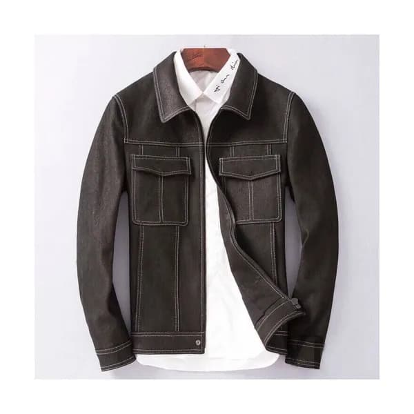 Bottega Veneta 2019 Mens Business Leather Suit Jac… - 1