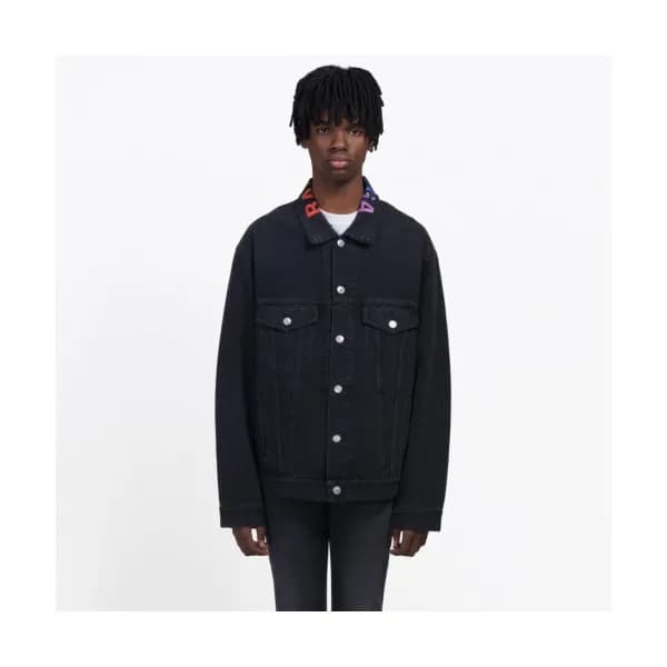 Balenciaga 2019 Mens Logo Denim Jacket - 발렌시아가 201… - 1